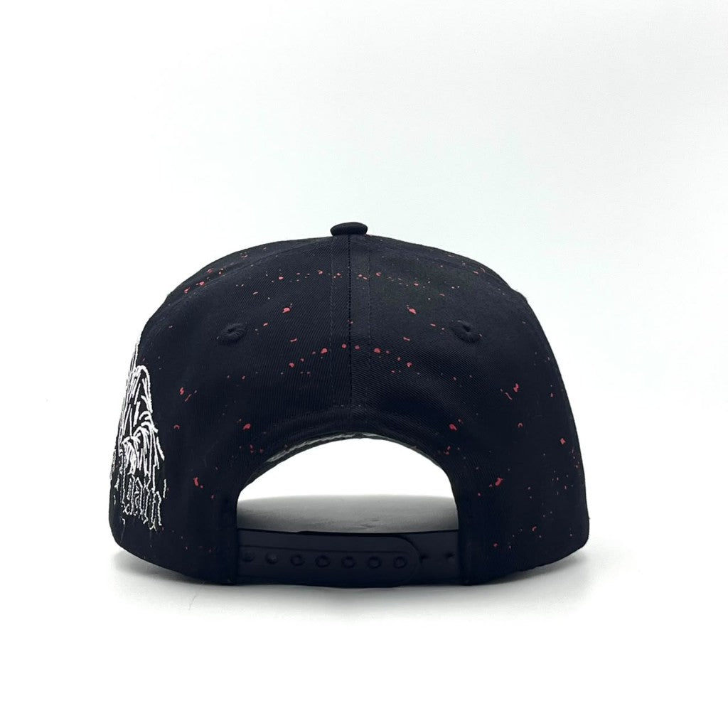 Become Again Scream hat, back — red mist and snap