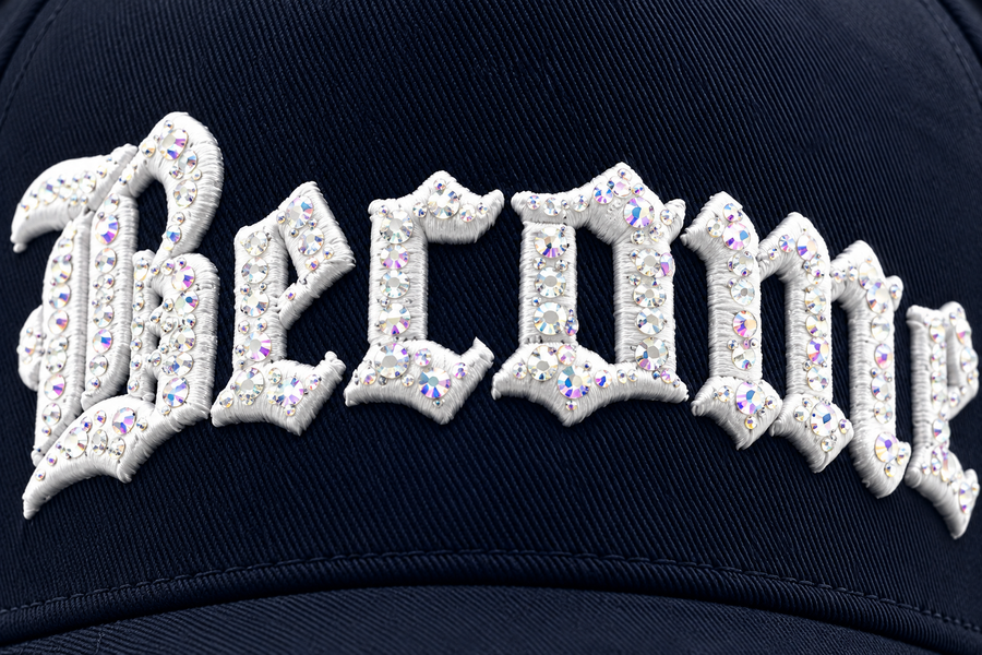 Become Again Rhinestone Snapback